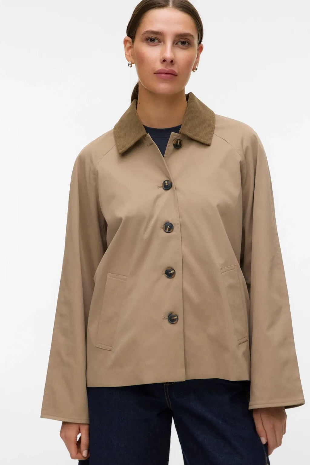 Kurze Chelseafia-Jacke – Silberner Nerz