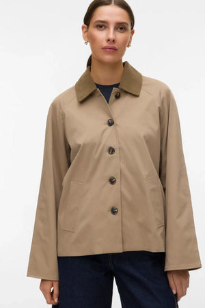 Kurze Chelseafia-Jacke – Silberner Nerz