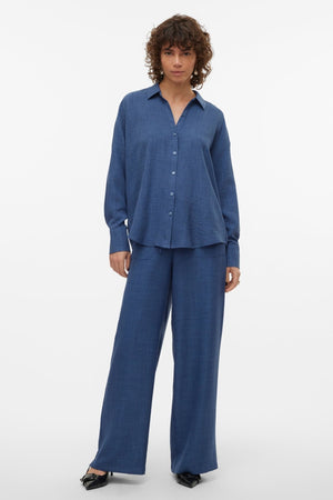 Melaney Loose Pant - Marine Blazer