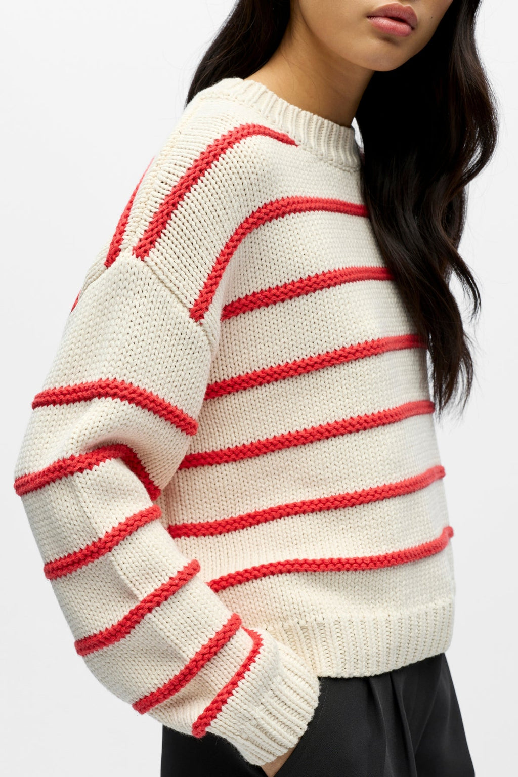 Oda Strickpullover – Birke Weihnachtsstern