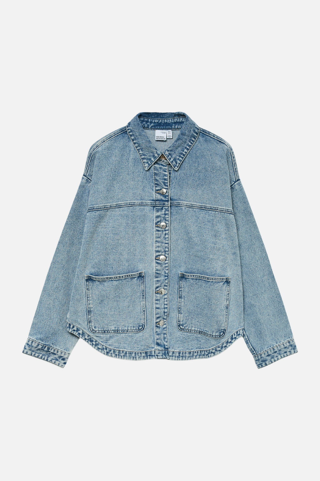 Jamie Denim Shacket - Hellblauer Denim