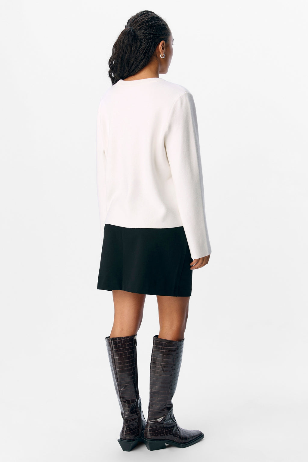 Reynard O-Neck Pullover – Cloud Dancer