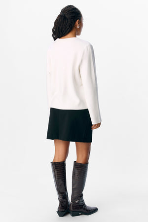 Reynard O-Neck Pullover – Cloud Dancer