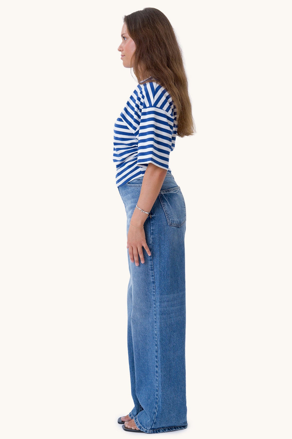 Pataya T-Shirt – Blau/Weiß