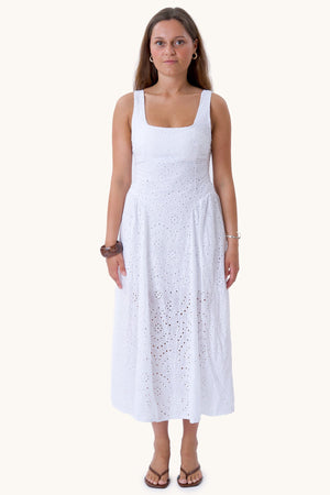 Asta Kleid - Weiß