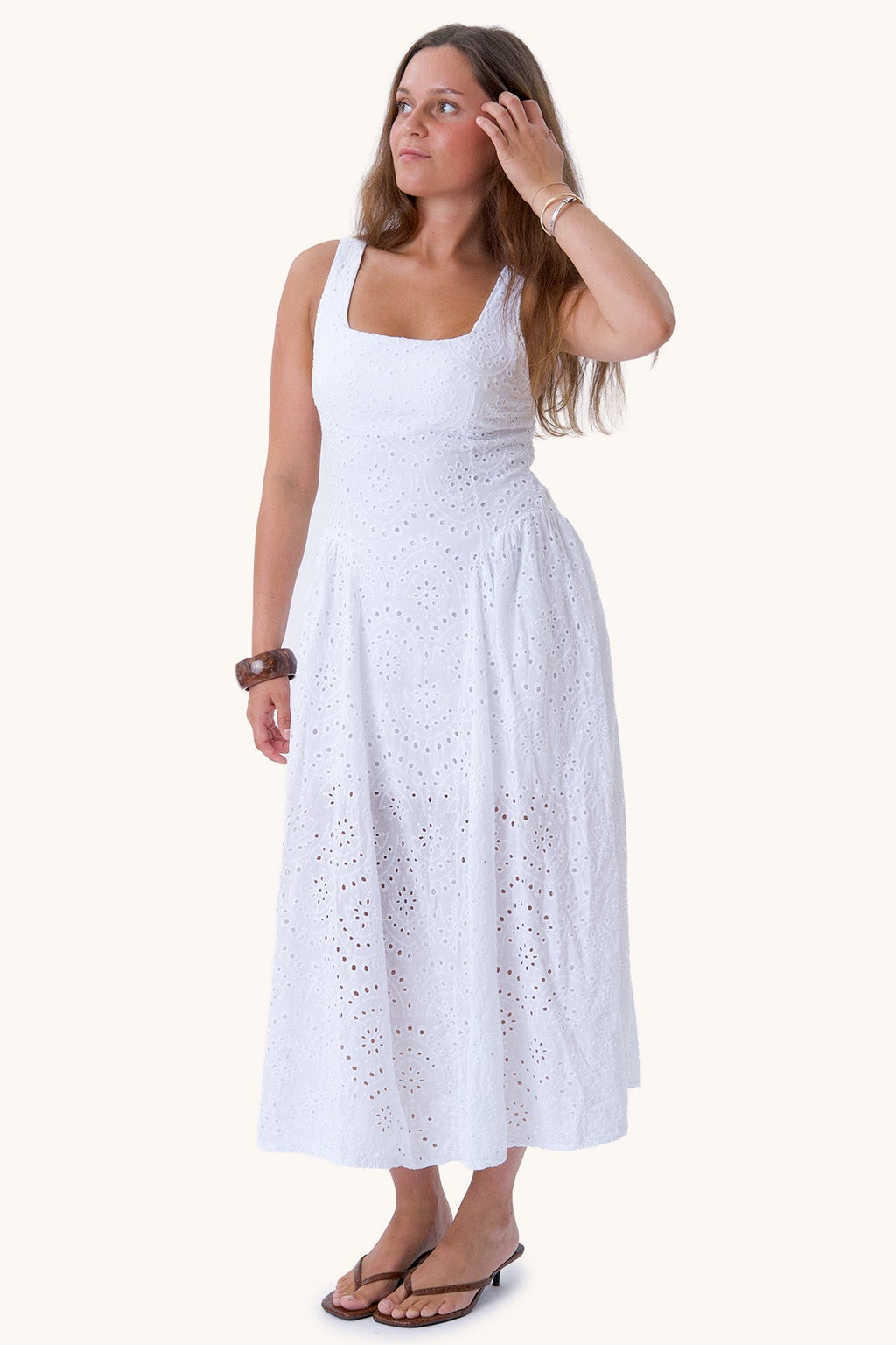 Asta Kleid - Weiß