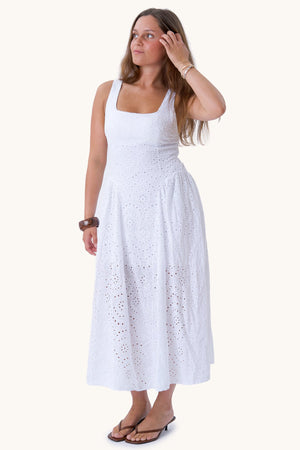 Asta Kleid - Weiß