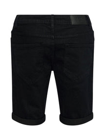 Denim -Shorts - schwarz