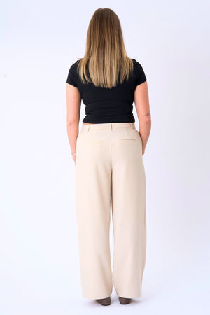 Klassischer Anzug Pants - Beige