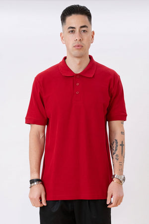 Basic Polo - rot