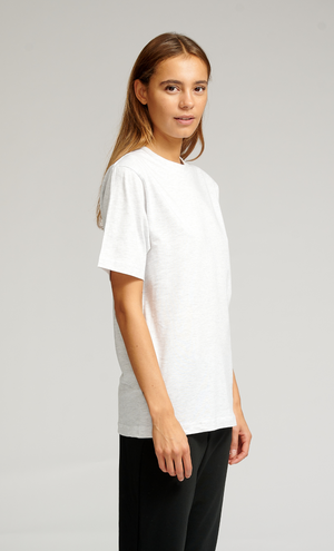 Oversized T -Shirt - hellgraue Melange