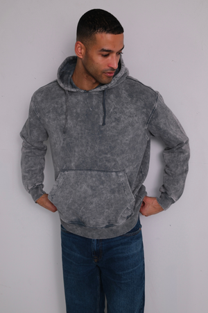 Vincent Kapuzenpullover – Grau