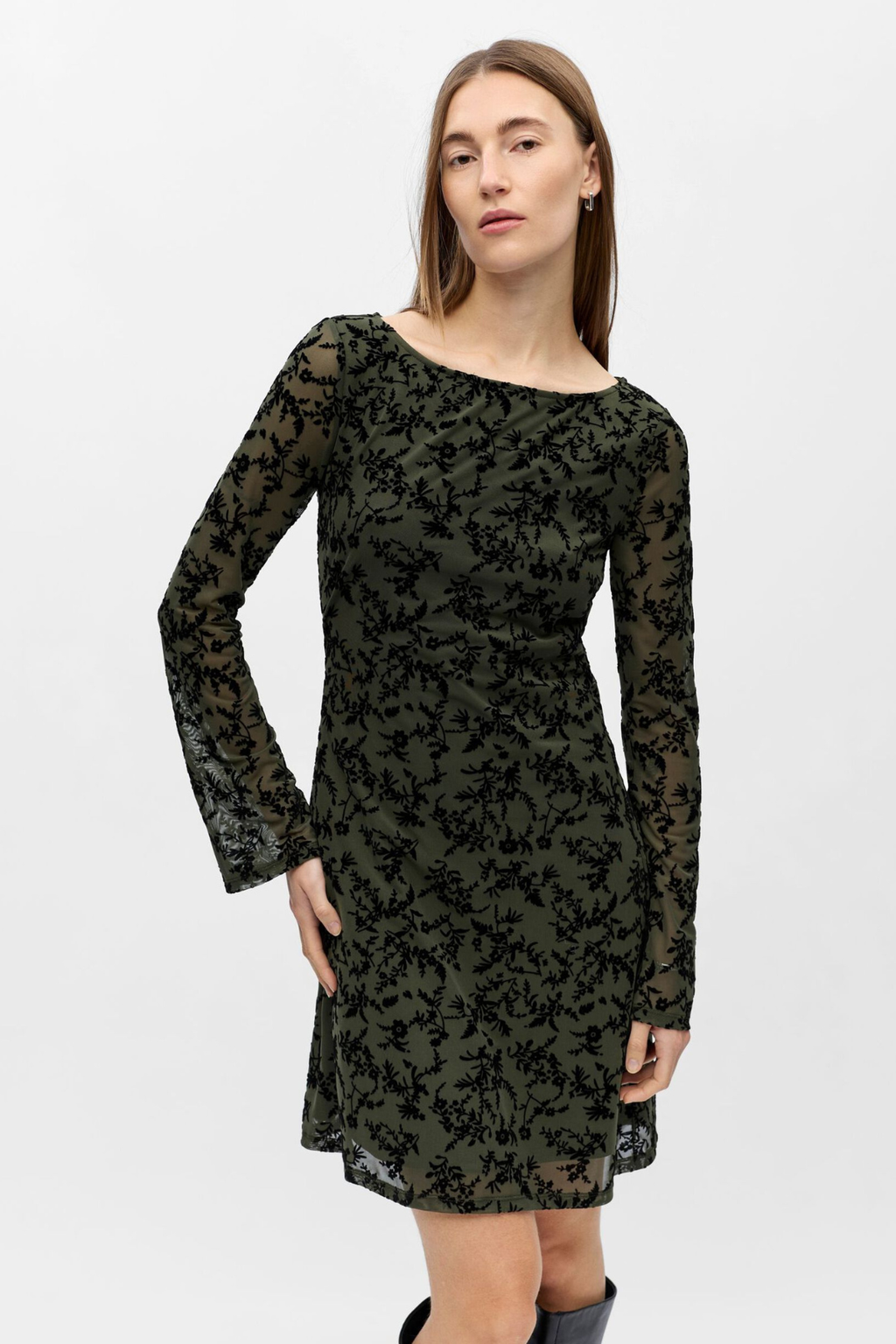 Adeline Short Dress - Kamambaba Schwarz