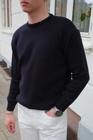 Crewneck -Strickpullover - Dark Navy