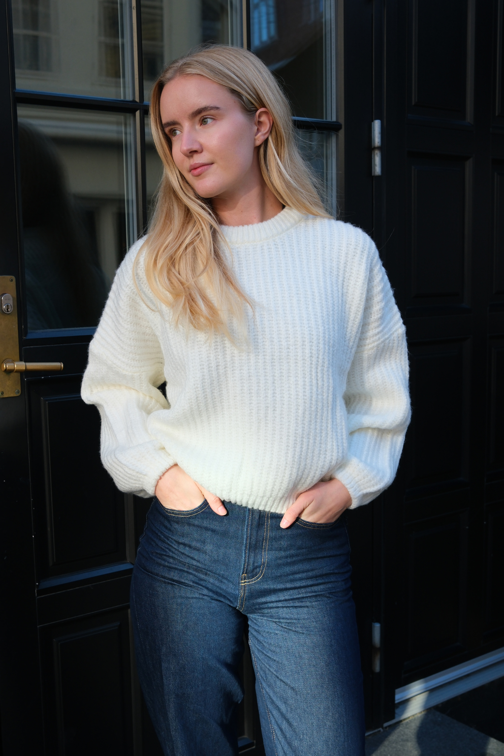 Gabriela -Strick - Weiß