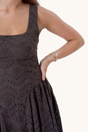 Asta-Kleid - Espresso