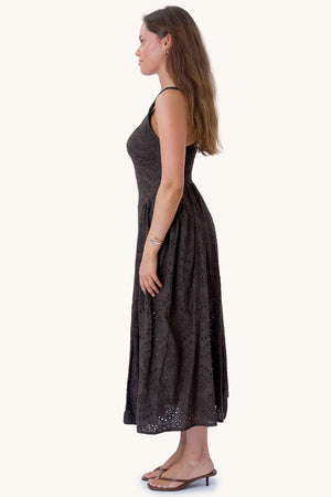 Asta-Kleid - Espresso