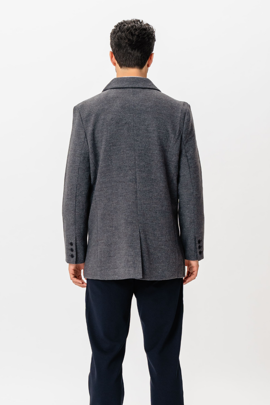 Klassischer Mantel - Grau