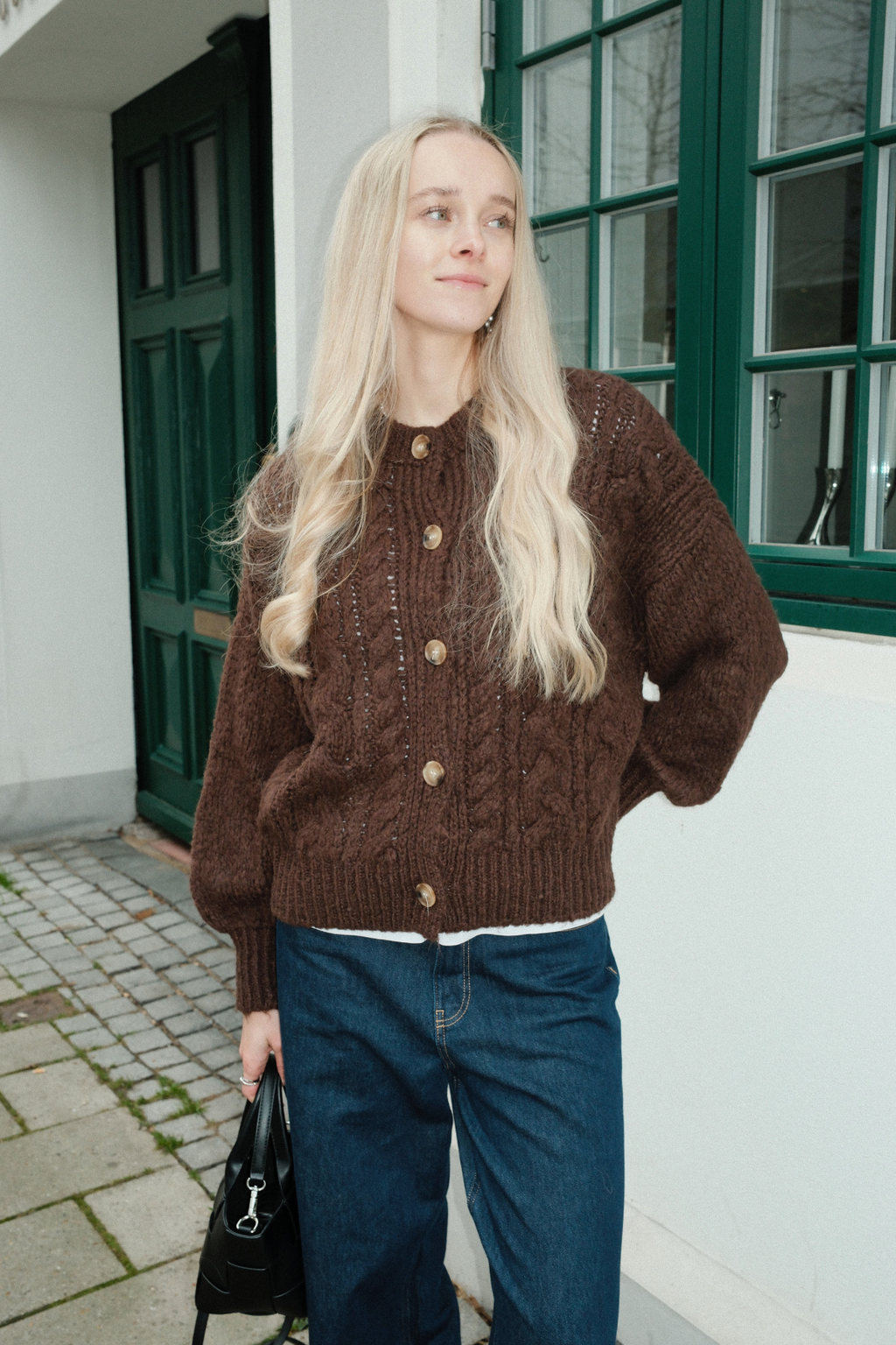 Botton Knit - Braun