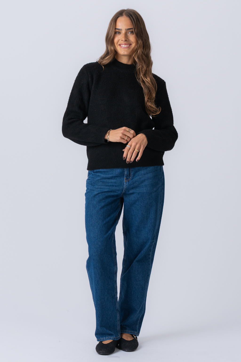 Haselstrick - Schwarz