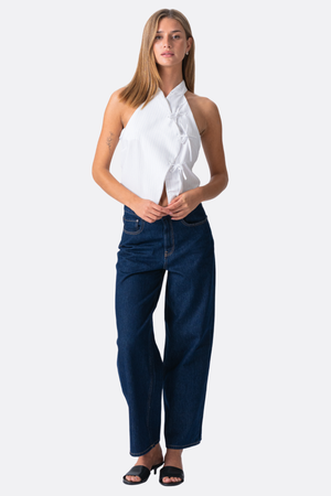 Silva gestreiftes Oberteil - Weiß