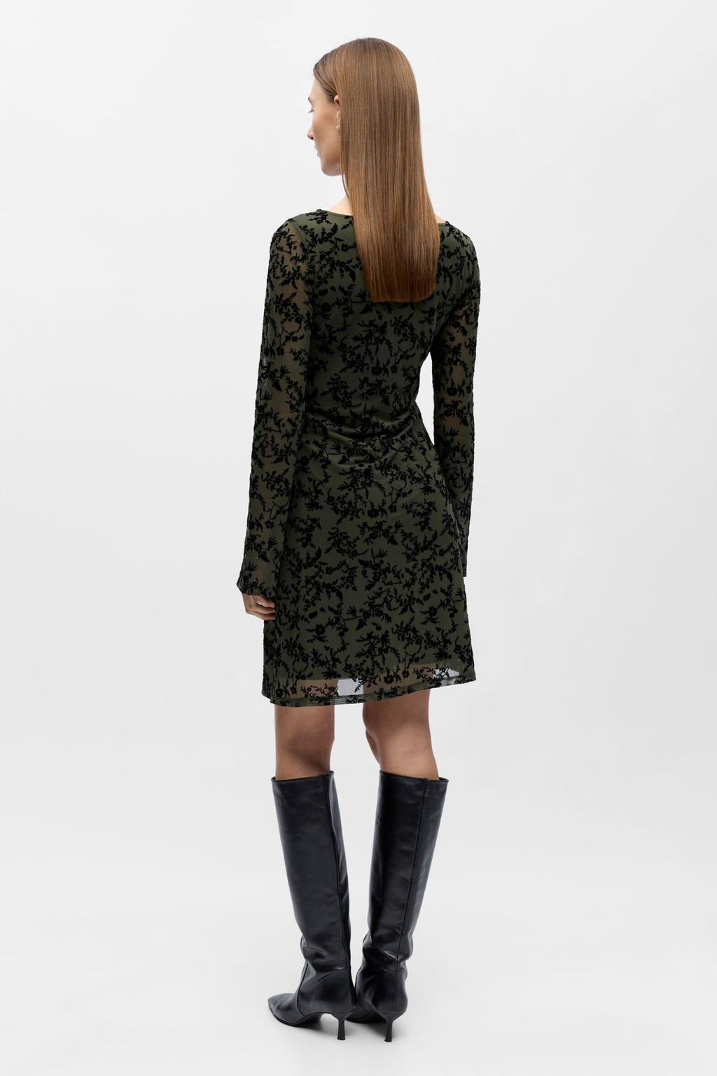 Adeline Short Dress - Kamambaba Schwarz