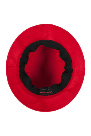 Baumwoll -Twill -Eimerhut - rot