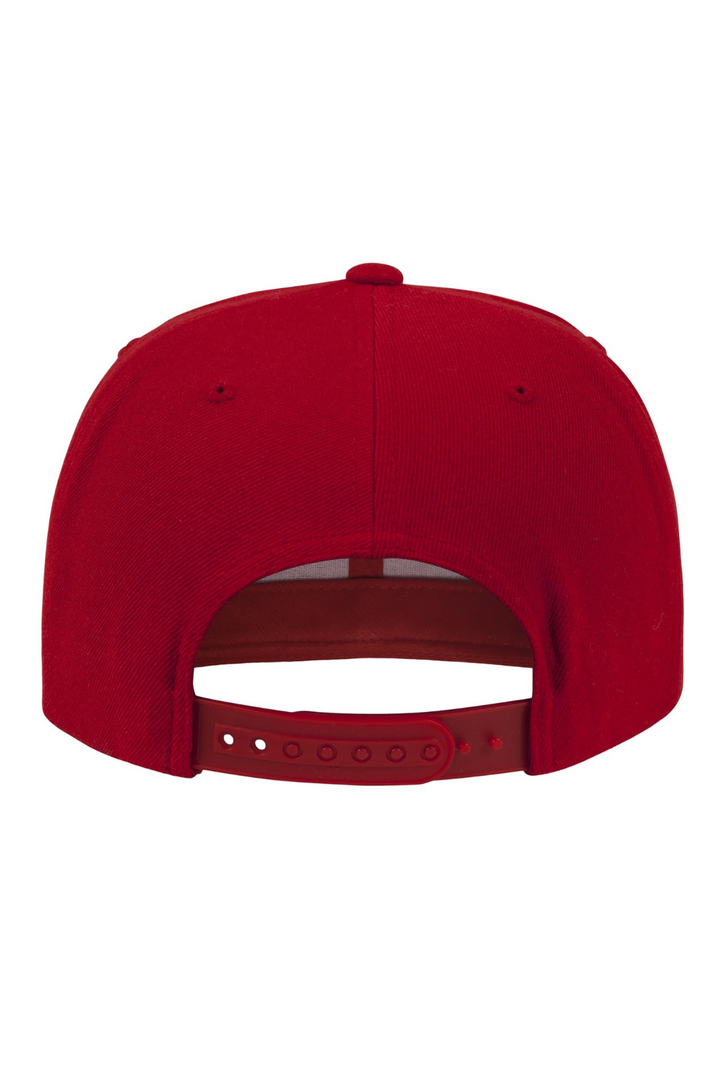 Klassischer Snapback - rot/rot