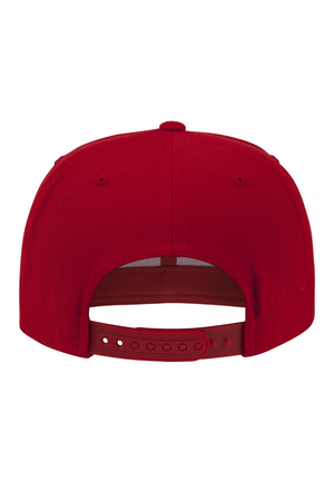 Klassischer Snapback - rot/rot