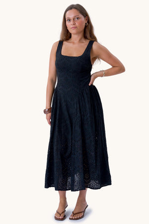 Asta-Kleid - Schwarz