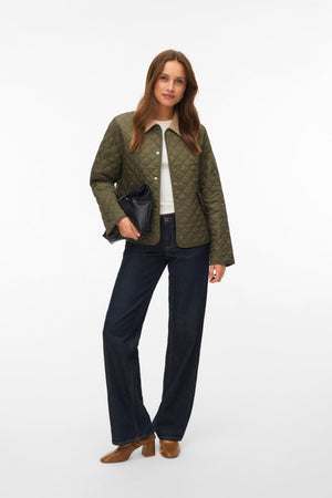 Kurze Alba-Jacke – Kalamata Silver Nerz