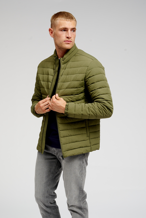 Leichte Pufferjacke - Olive Night