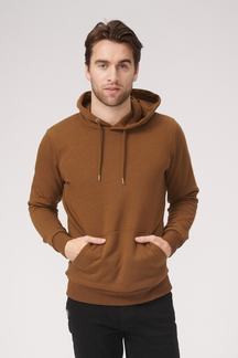 Basic Hoodie -Schweiß - braun