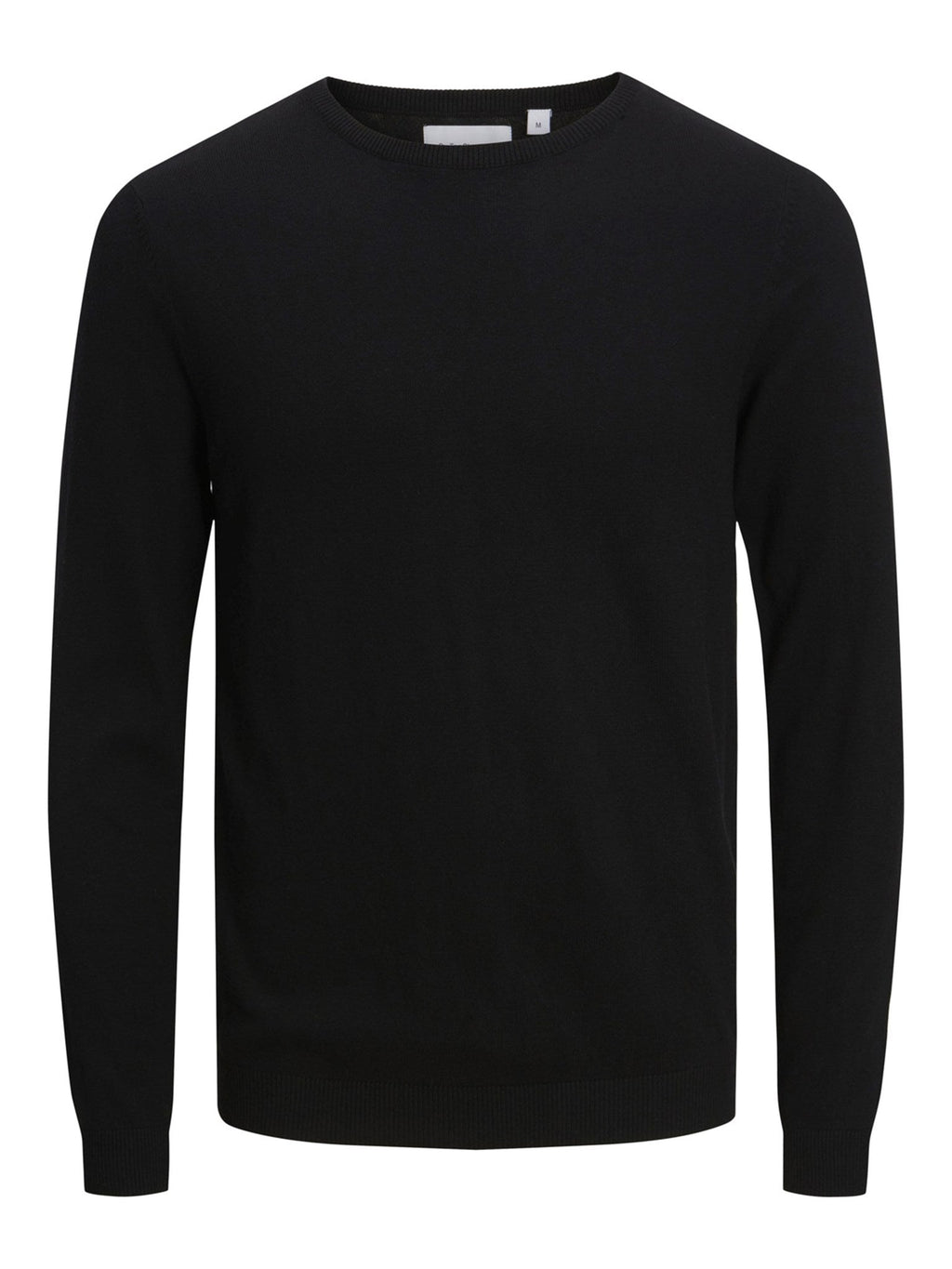 Basic Strick Crewneck - Schwarz