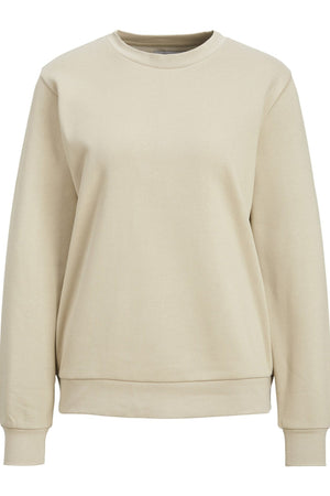 Basic Crewneck -Schweiß - dunkles Beige