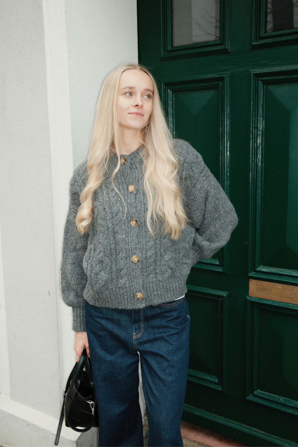 Botton Strick - grau