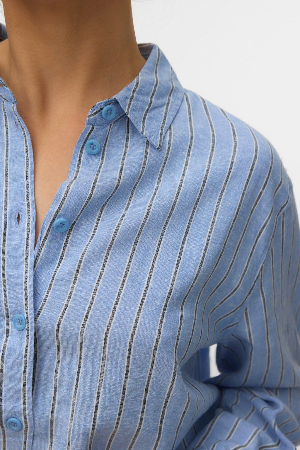 Linn-Hemd – Blazer in Kornblumenblau und Marineblau