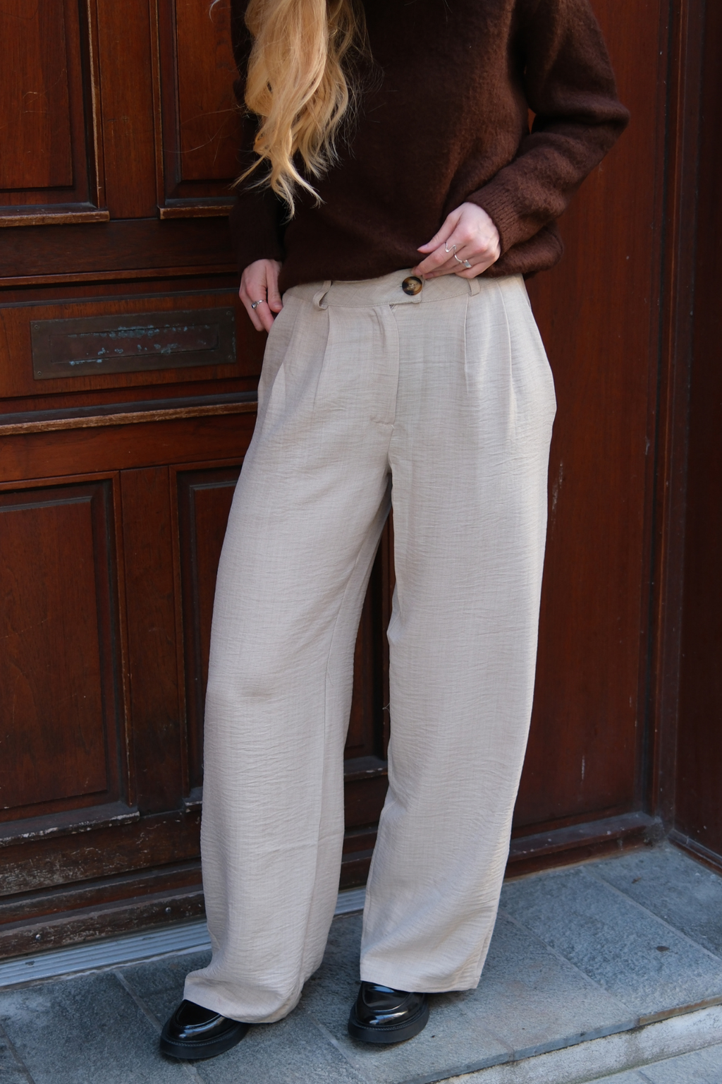 Emma Pants Locker - Beige