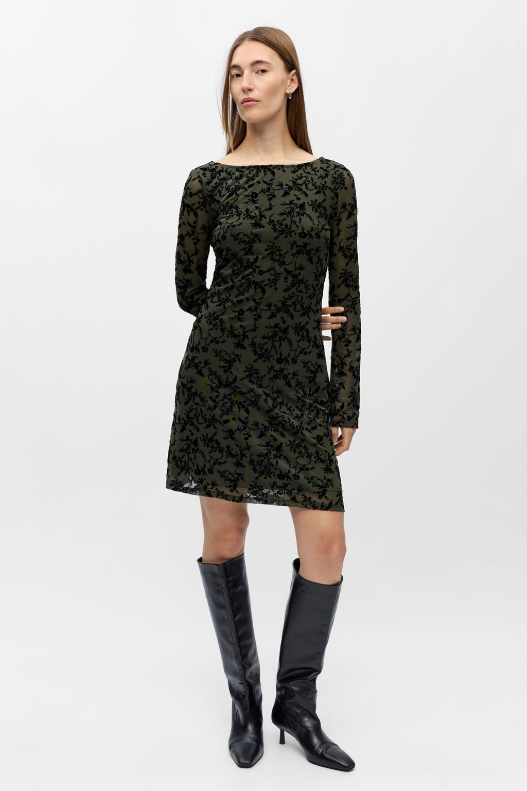 Adeline Short Dress - Kamambaba Schwarz
