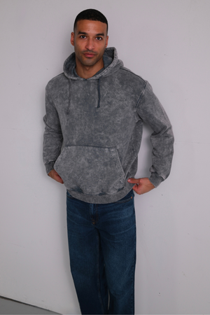 Vincent Kapuzenpullover – Grau
