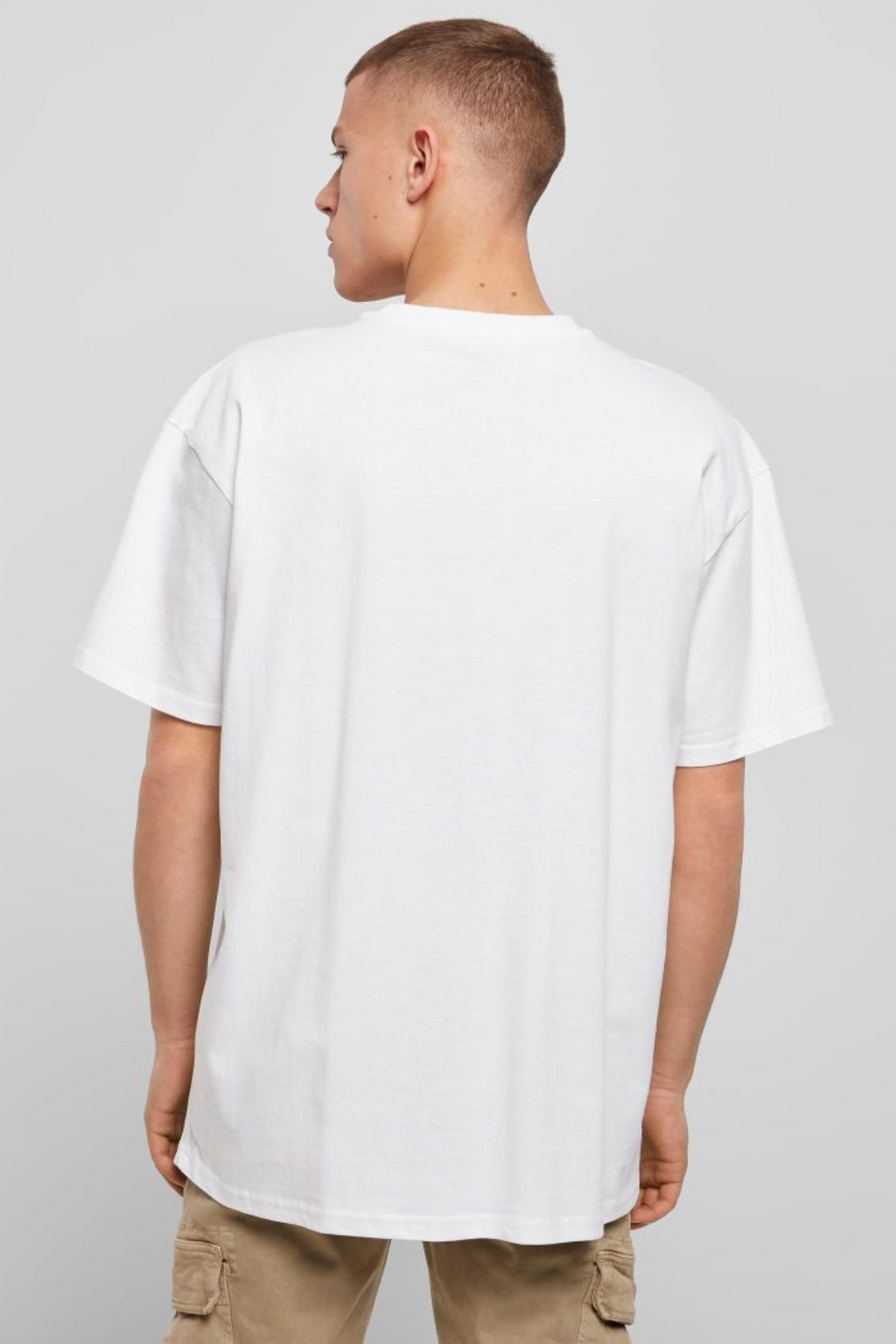 Schwer Oversized T -Shirt - Weiß