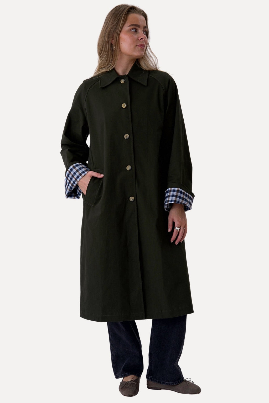 Livia Trenchcoat - Oliv