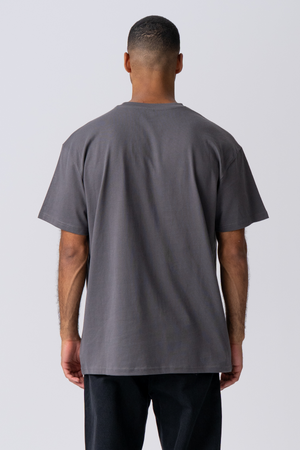 Schwer Oversized T -Shirt - Dunkelgrau