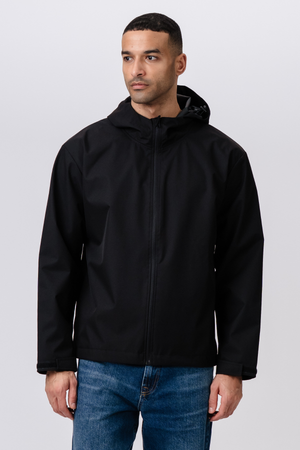 Klassische Regenjacke - Schwarz