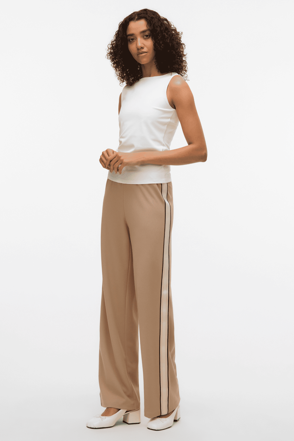 Berlin MW Wide Panel Hose - Silver Mink