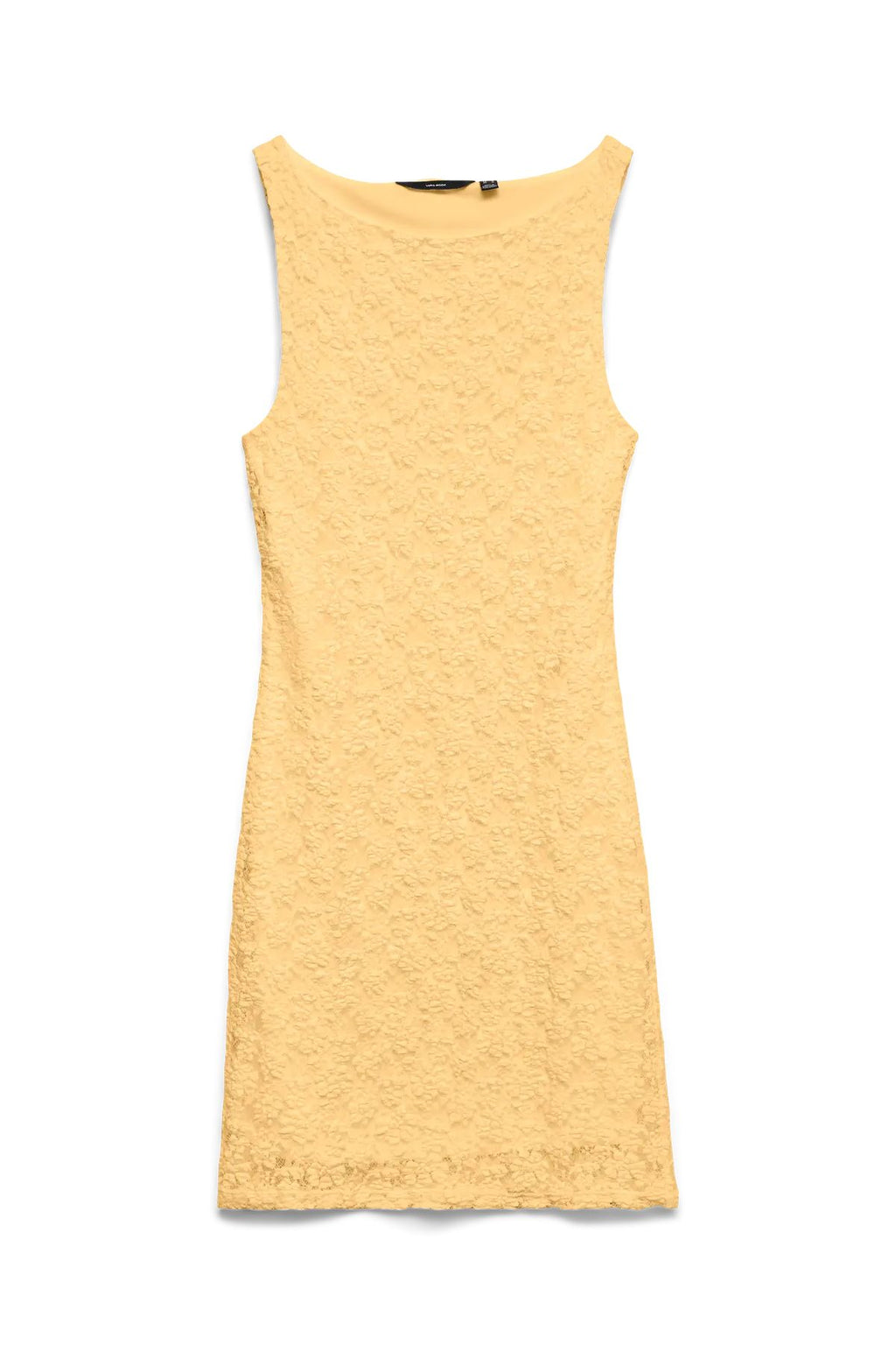 Kurzes Dolly-Kleid mit U-Boot-Ausschnitt – Golden Haze