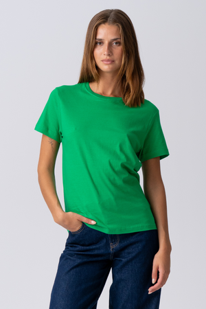 Basic Leichtes T -Shirt - Grün