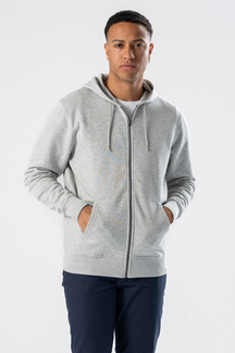 Zip Hoodie - Aschegrau