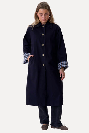 Livia Trenchcoat – Marineblau