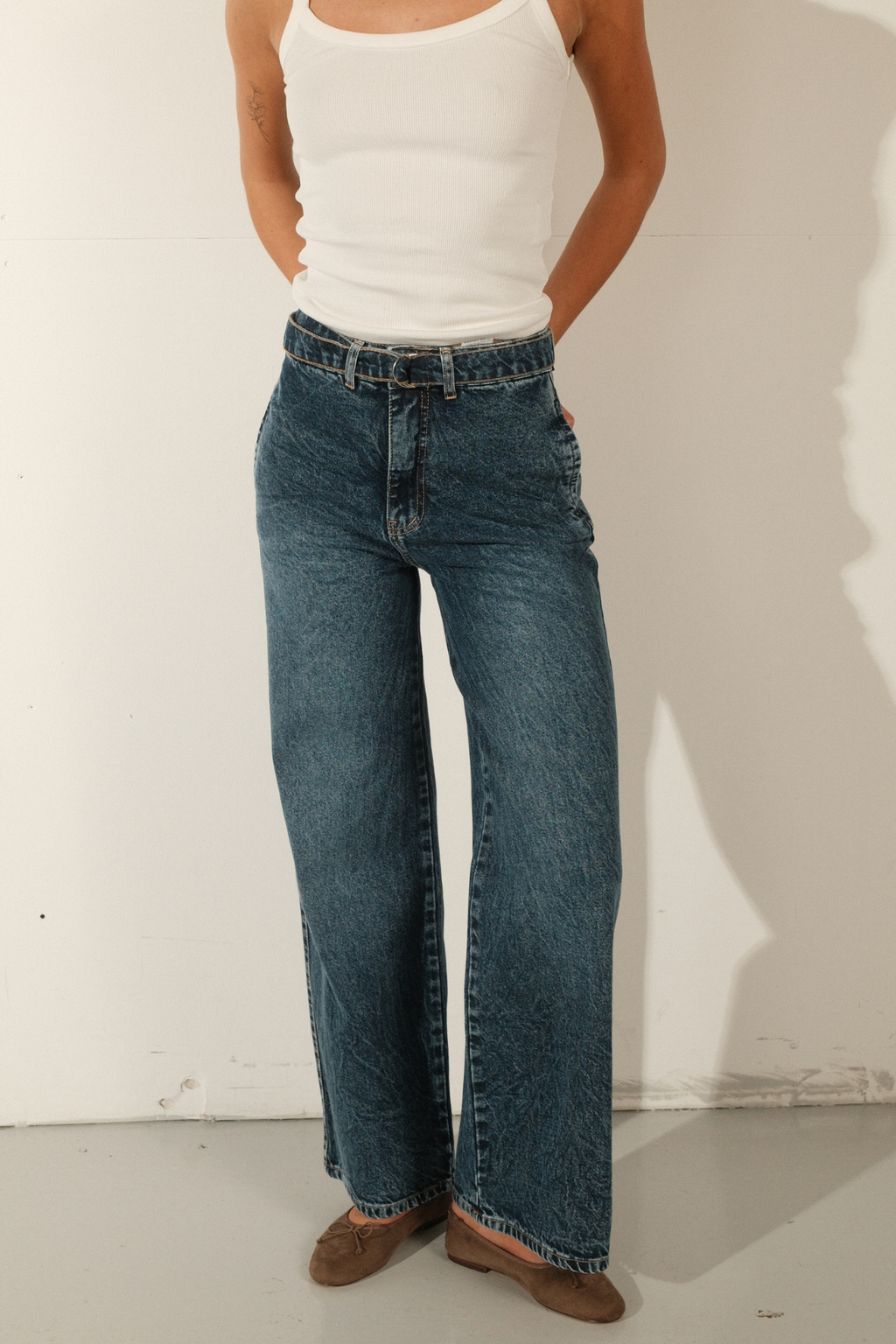 Amalia Jeans - mittelblau